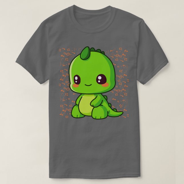 Musical Dino T-Shirt (Design Front)