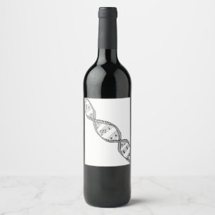 Musical DNA Wine Label