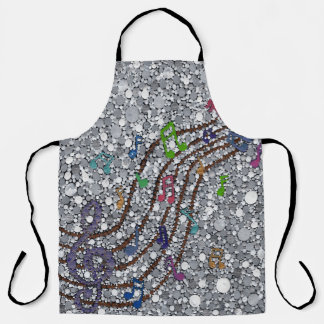 Musical Dots Apron