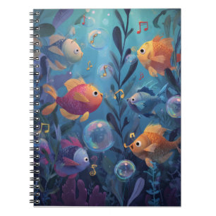 Musical Fish Deep Sea Melody Notebook