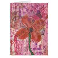 Musical Flower Mixed Media