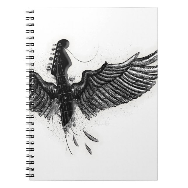 Musical Freedom Spiral Notebook (Front)