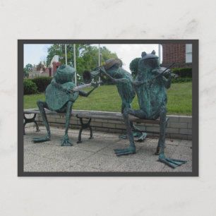 Musical Frogs Postcard