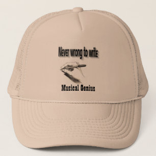 Musical Genius truker hats