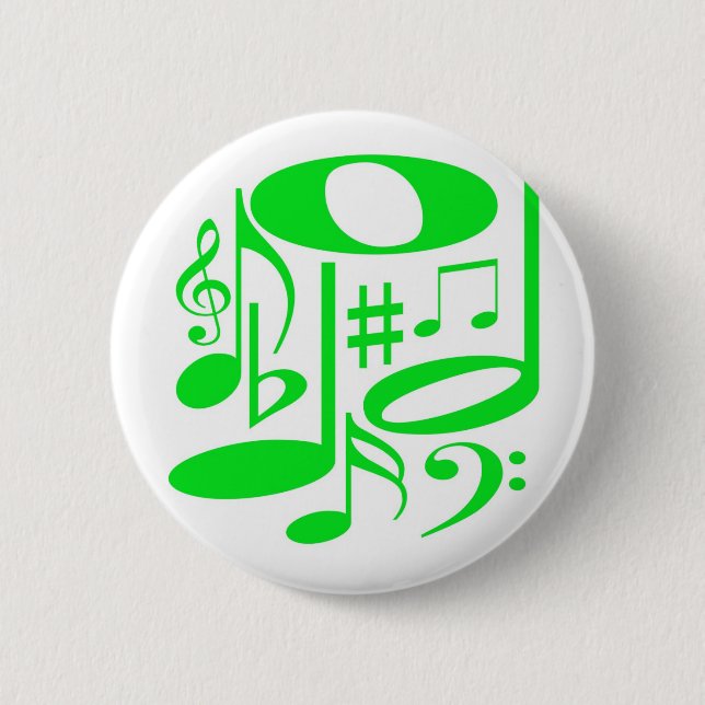 Musical Green Button (Front)