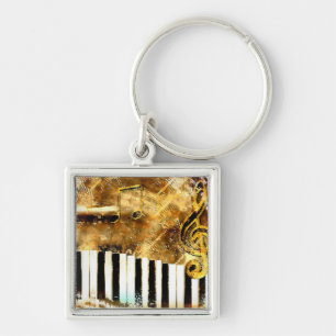 Musical Grunge Key Chain