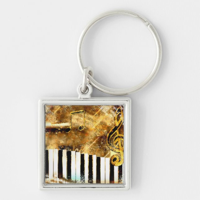 Musical Grunge Key Chain (Front)