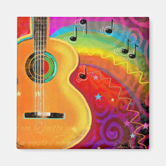 Musical Guitar fantasy Magnet