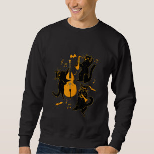 Musical Halloween Cat Spooky Match 1 High Og Elect Sweatshirt