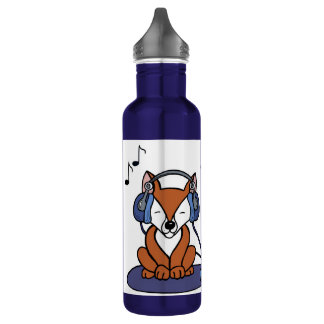 Musical Headphone Fox 710 Ml Water Bottle