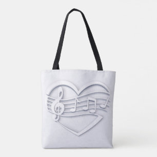 "Musical heart" Tote Bag