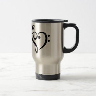 Musical Heart Travel Mug