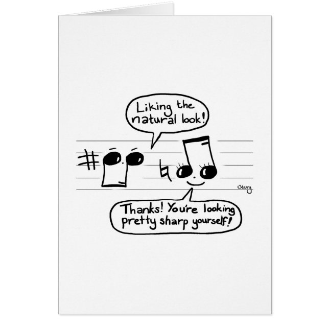 Musical Humour Cartoon (Front)