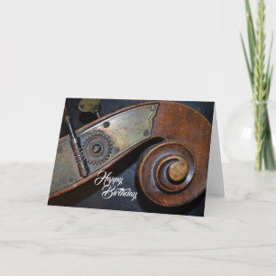 Musical Instrument Birthday Card