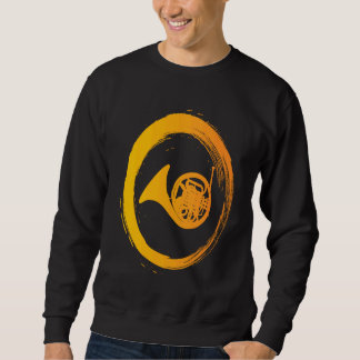 Musical instrument horn musician sweatshirt