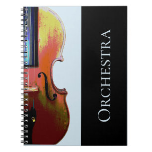 Musical Instrument Violin Musician Orchesra  Notebook