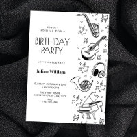 Musical instruments birthday