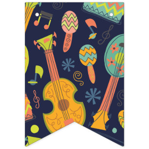 Musical Instruments. Bunting