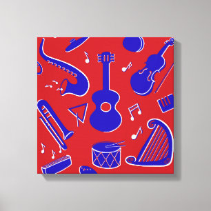Musical Instruments Canvas Print