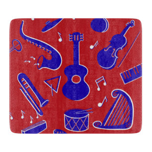 Musical Instruments Cutting Board