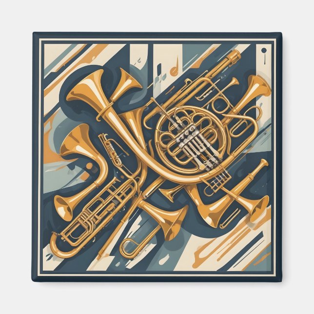 Musical Instruments Magnet (Front)
