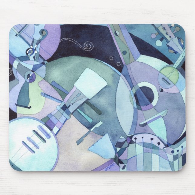 Musical Instruments Mouse Pad (Front)