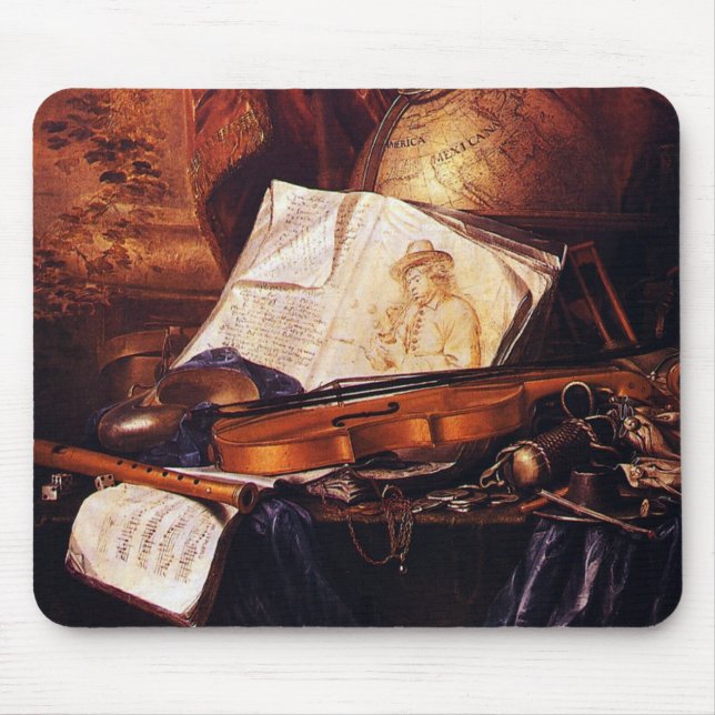 Musical Instruments Painting Gifts Mouse Pad (Front)