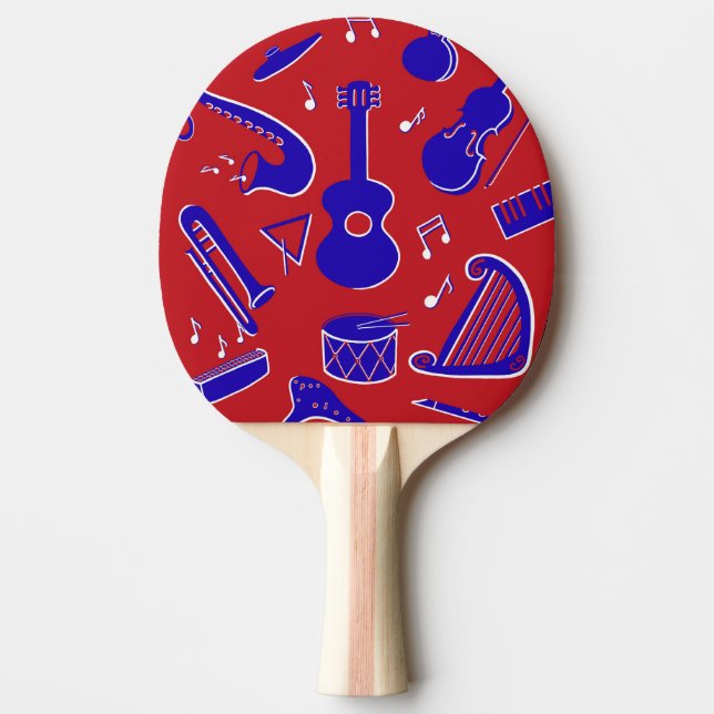 Musical Instruments Ping Pong Paddle (Front)