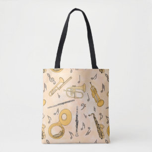 Musical Instruments Tote Bag