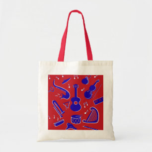 Musical Instruments Tote Bag