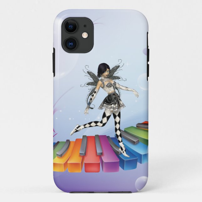 Musical Keyboard Faerie Case-Mate iPhone Case (Back)