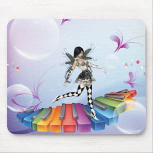 Musical Keyboard Faerie Mouse Pad