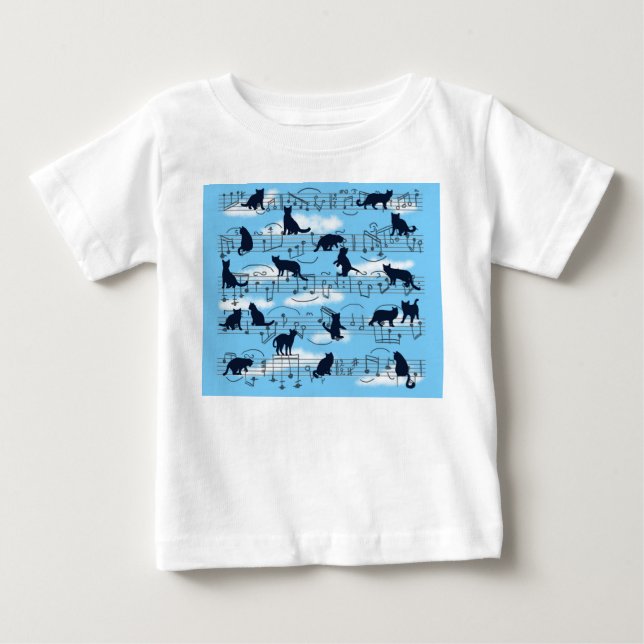 musical kittens baby T-Shirt (Front)
