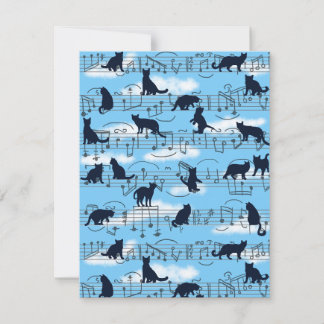 musical kittens card