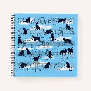musical kittens notebook