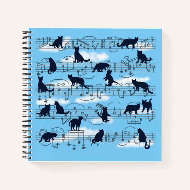 musical kittens notebook (Front)