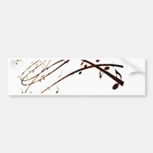 Musical Lava Notes Products Bumper Sticker