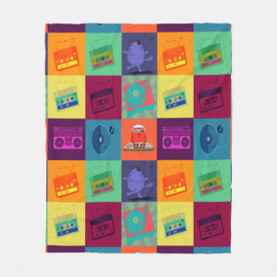 Musical lottery fleece blanket