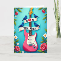 Musical Mom You Rock Card