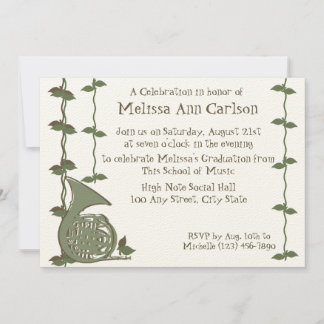 Musical Nature/ French Horn Invitation