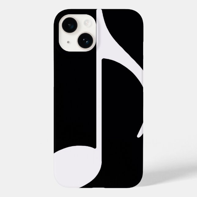 Musical Note black Case-Mate iPhone Case (Back)