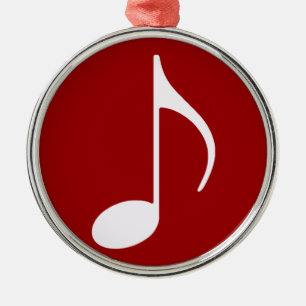 musical note graphic symbol metal tree decoration