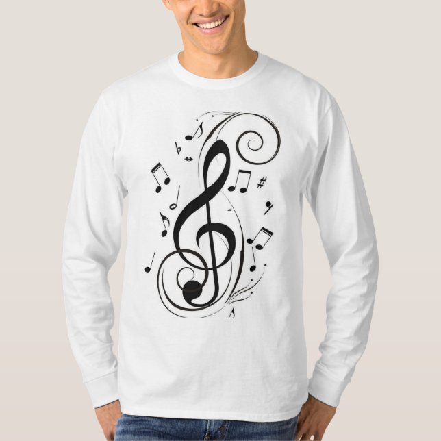 **MUSICAL NOTE*** MEN'S T-Shirt (Front)