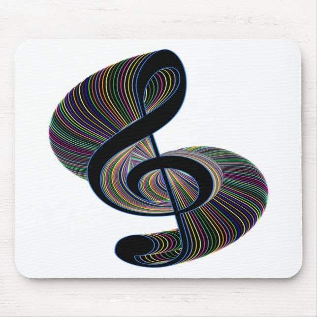 Musical Note Mouse Pad (Front)