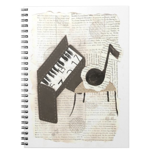 Musical Note Notebook (Front)