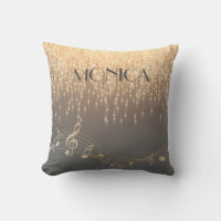 Musical Note Royal sparkle confetti