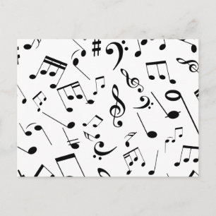 Musical Notes 3 Postcard