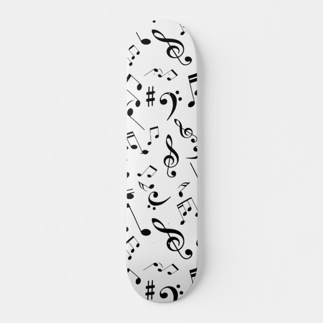 Musical Notes 3 Skateboard (Front)