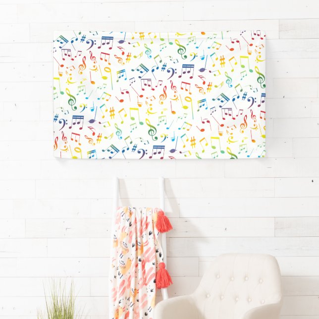 Musical Notes 4 Banner (Insitu)