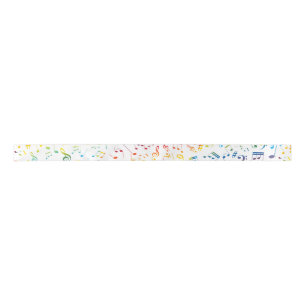 Musical Notes 4 Satin Ribbon